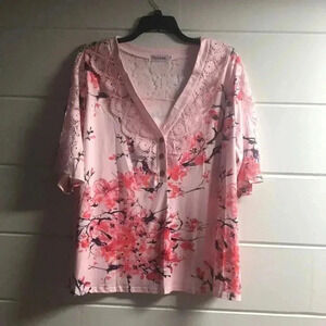 FLYCURVY Womens blouse size 3X